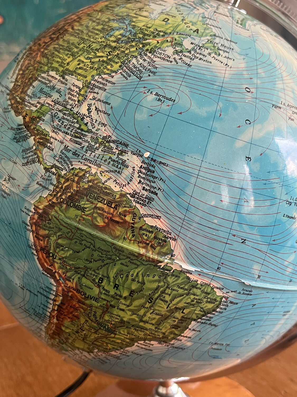 Vintage globe