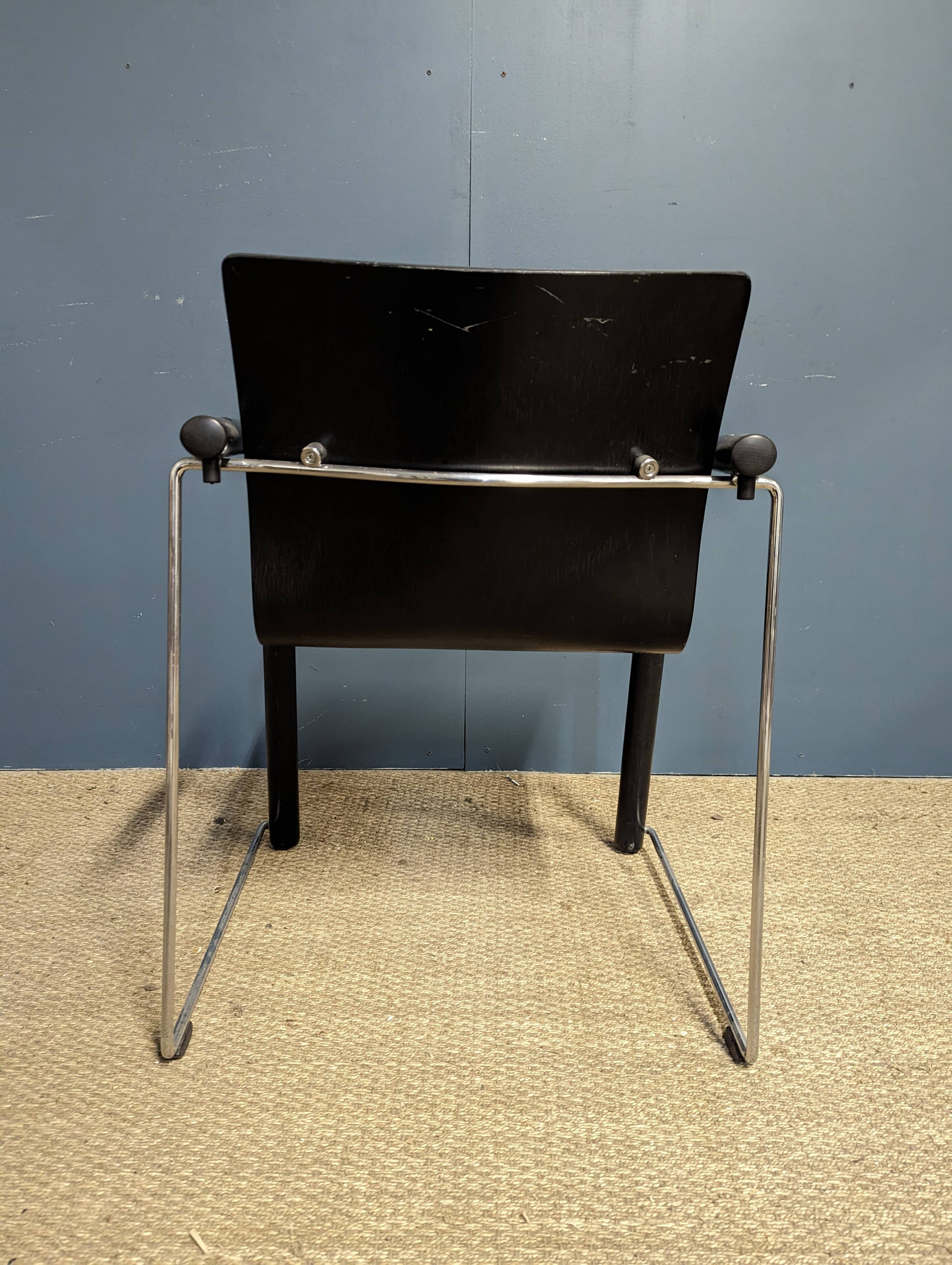 Thonet S320 black chair