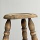 Tabouret tripode ancien en bois