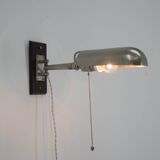 Rare Functionalist Wall Lamp with Rotating Shade, 1920s