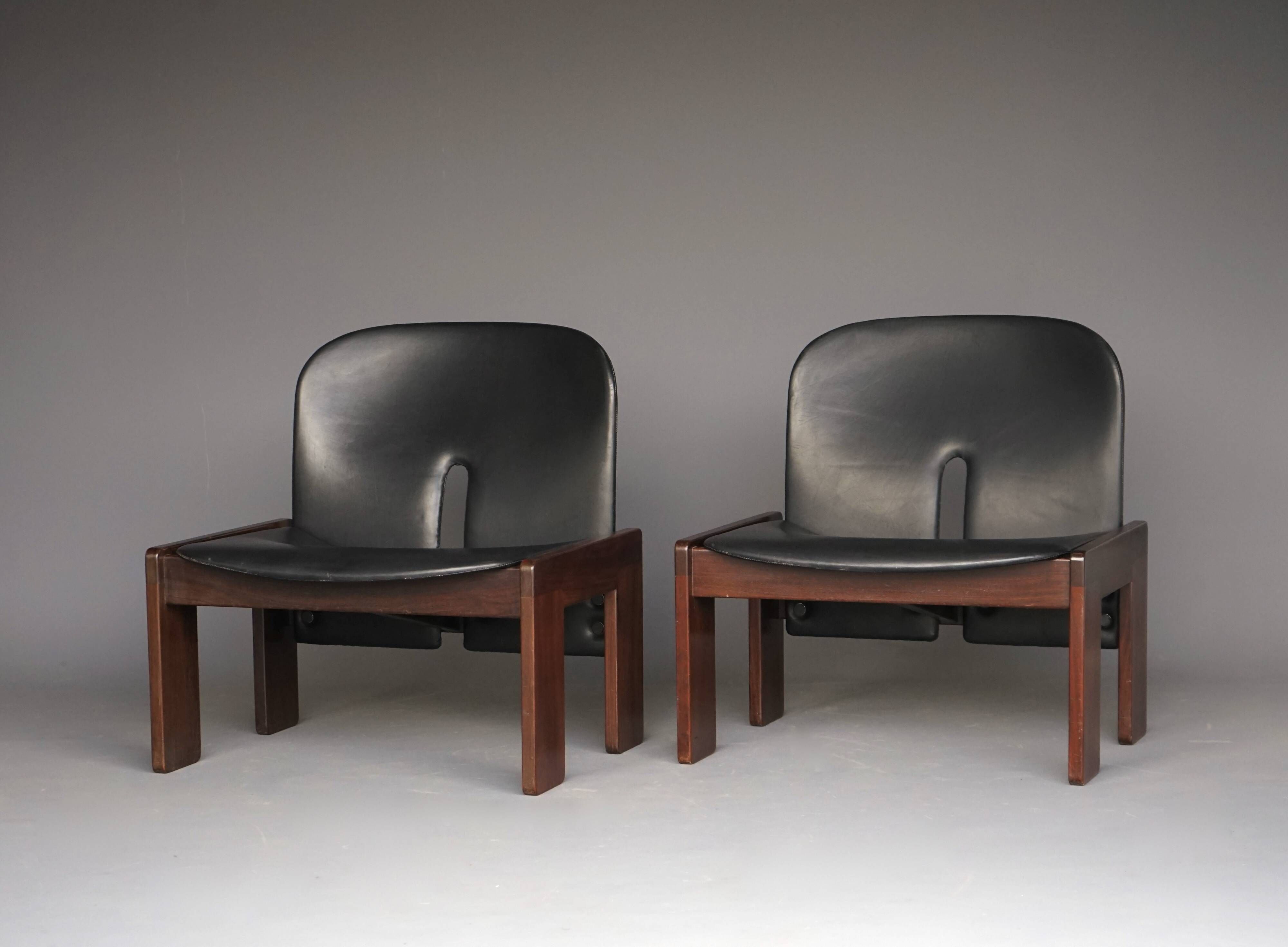 Ensemble de chaises Easy 925 par Afra et Tobia Scarpa pour Cassina, 1966