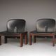 Ensemble de chaises Easy 925 par Afra et Tobia Scarpa pour Cassina, 1966