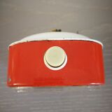 Vintage orange japy alarm clock