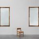 Large 20th century rectangle gilded Deknudt mirror in Baroque style, Belgiu