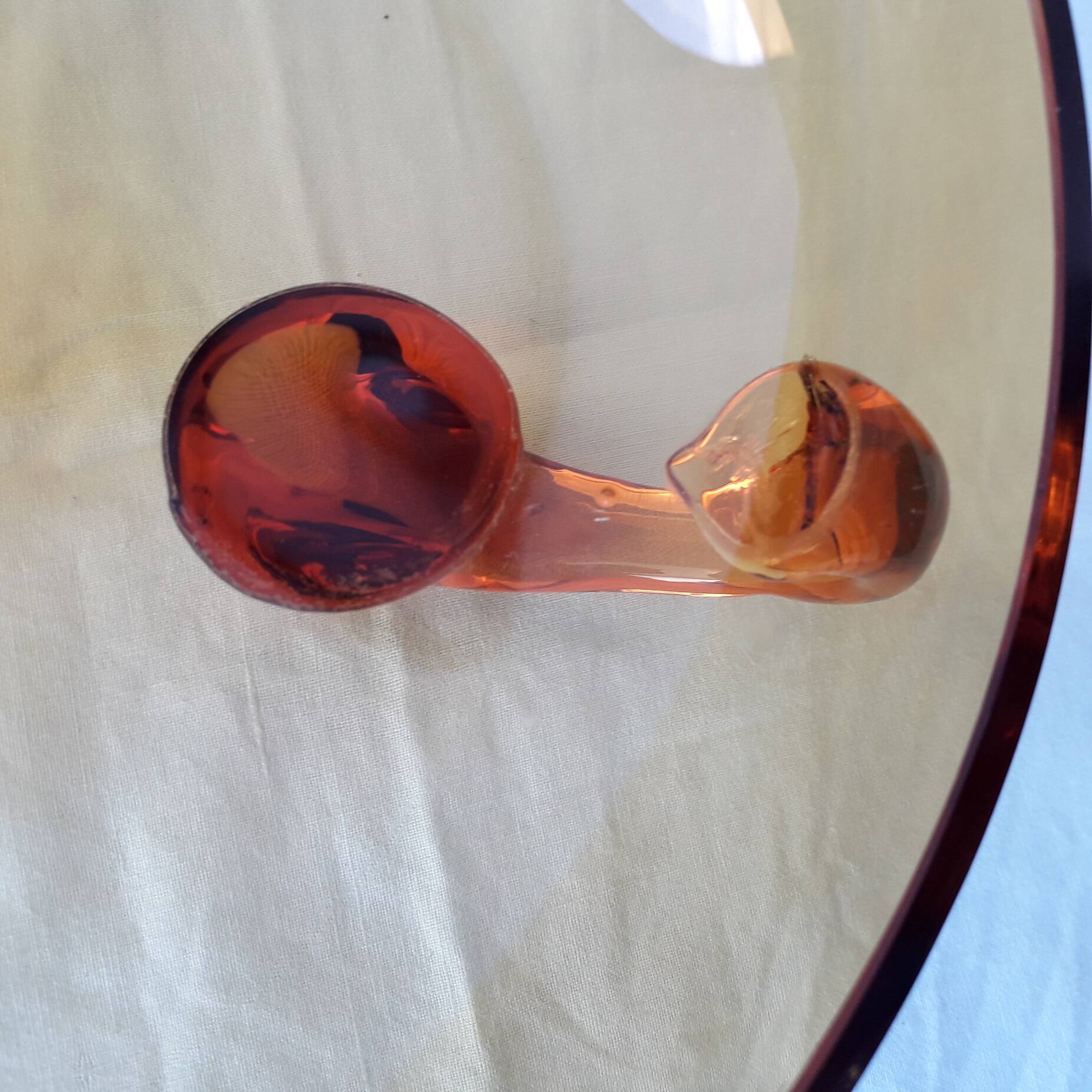 Glass dessert service