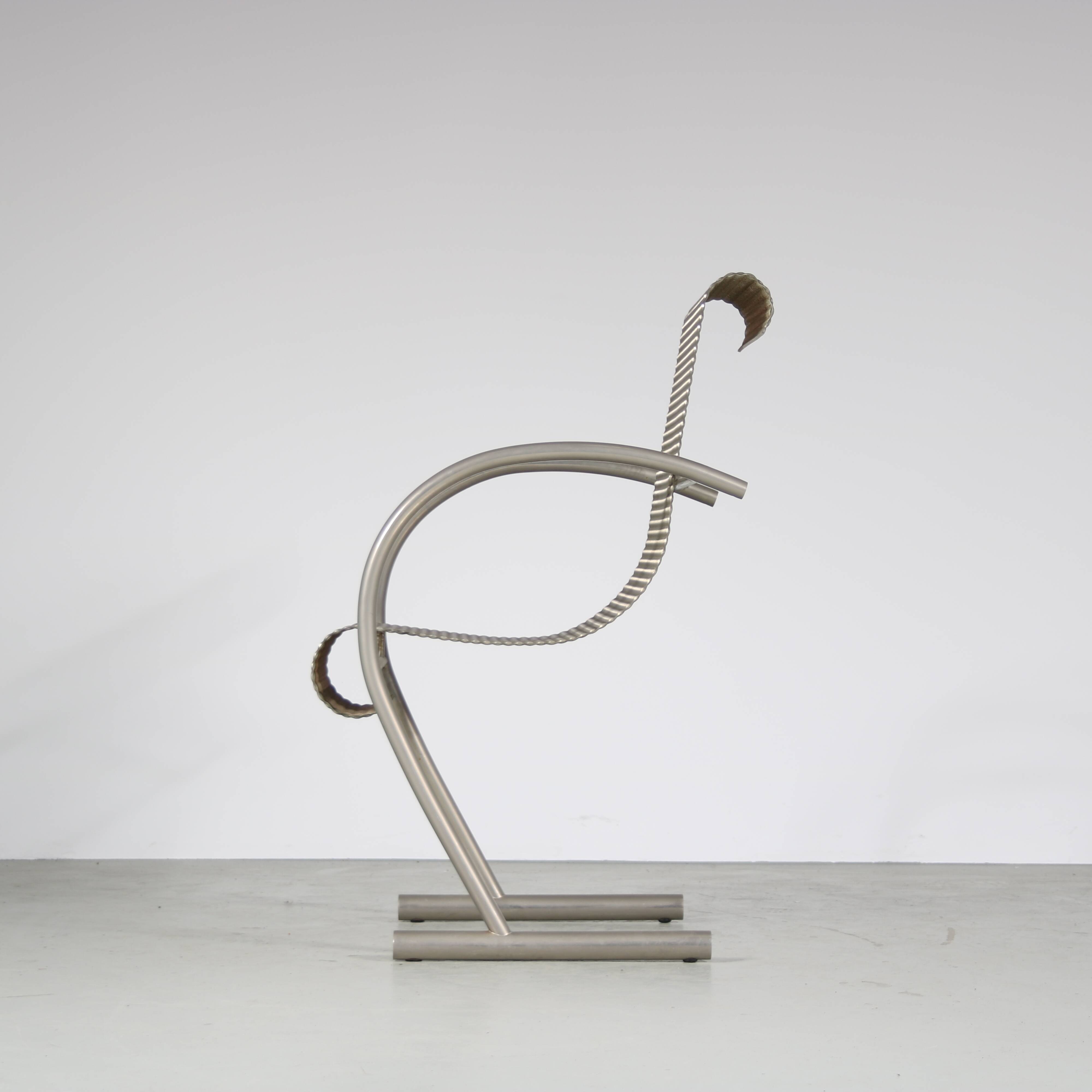 Chaise « Sing Sing » de Shiro Kuramata pour XO, France 1970