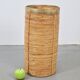 Vintage Bamboo and Brass Umbrella Stand, Italy, 1970s