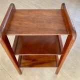 Teak sofa end table 1950 France