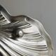 Shell-shaped jewelry holder or butter dish