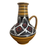 Vase from West Germany in ceramic from the 1960s.