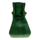 A Napoleon III style Méridienne, green velvet from the 1930s.