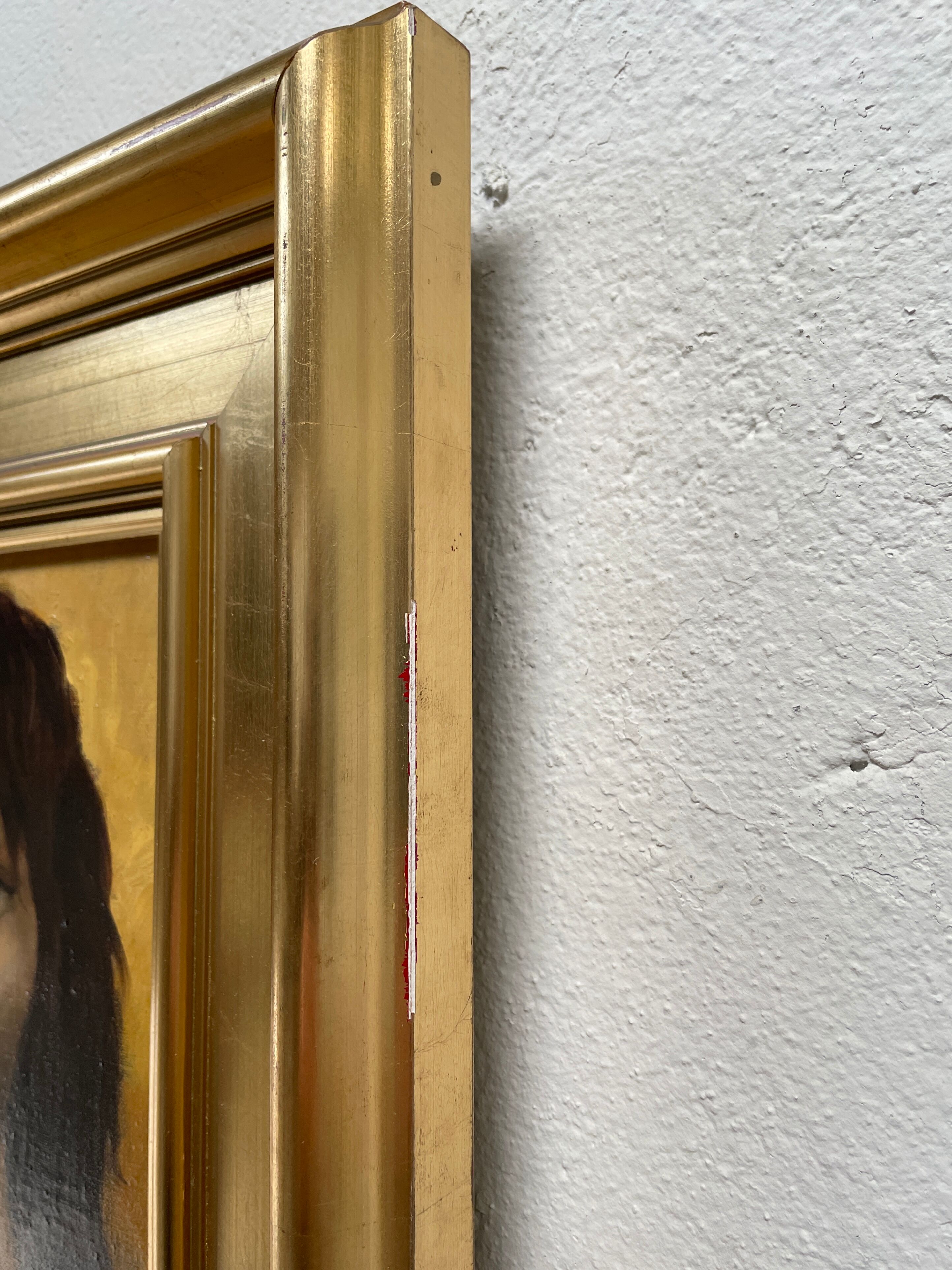 Oil portrait painting 'LE VAGABOND', after Anatola SOUNGOUROFF, circa 1977.