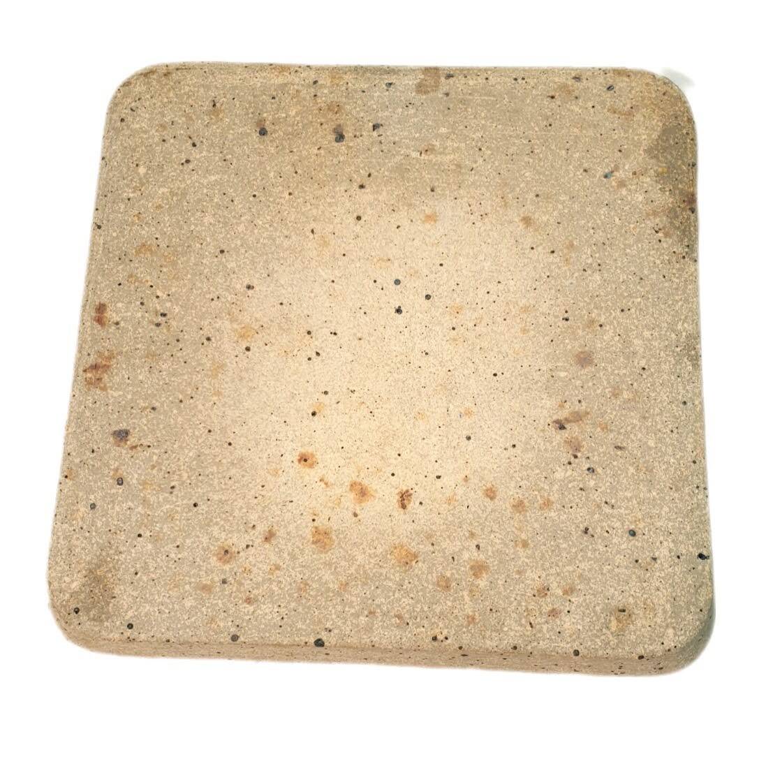 Square stoneware dish