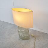 Glass table lamp by Peil and Putzler, 1960s