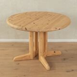 Classic Dining Table from the 1970s, solid pine wood