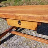 farm table with extensions, solid wood