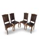 Italian art deco dining chairs 1920s