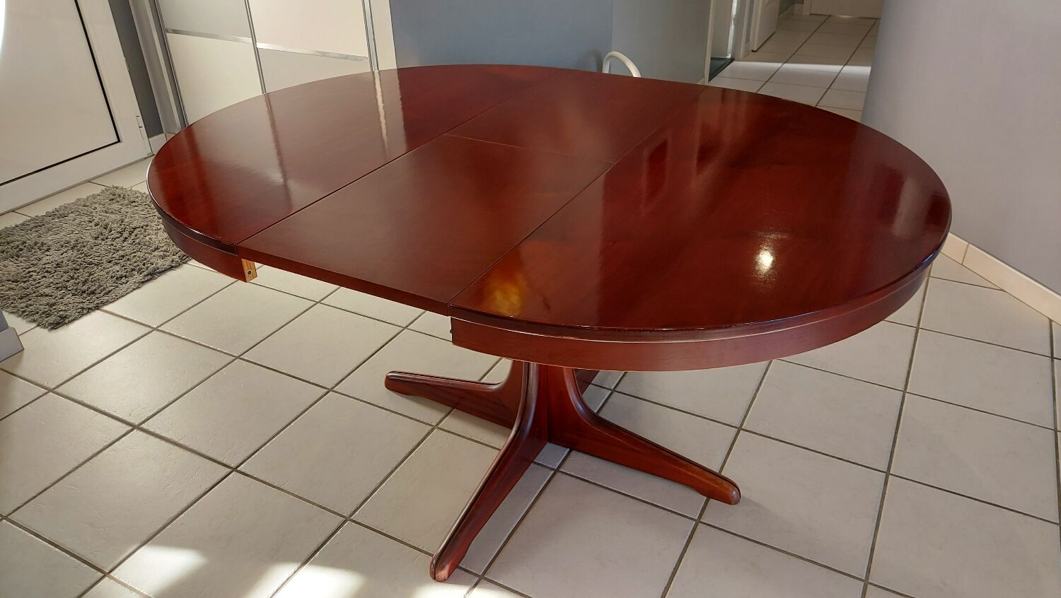 Vintage Baumann extendable table 1970s