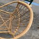 Pair of antique rattan armchairs