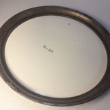 Dessous de plat 21,8cm faïence monté sur métal