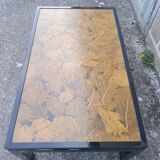 Glossy black coffee table