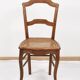 Set of 5 old cane chairs.
