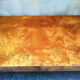 Table basse loupe d'orme  1970