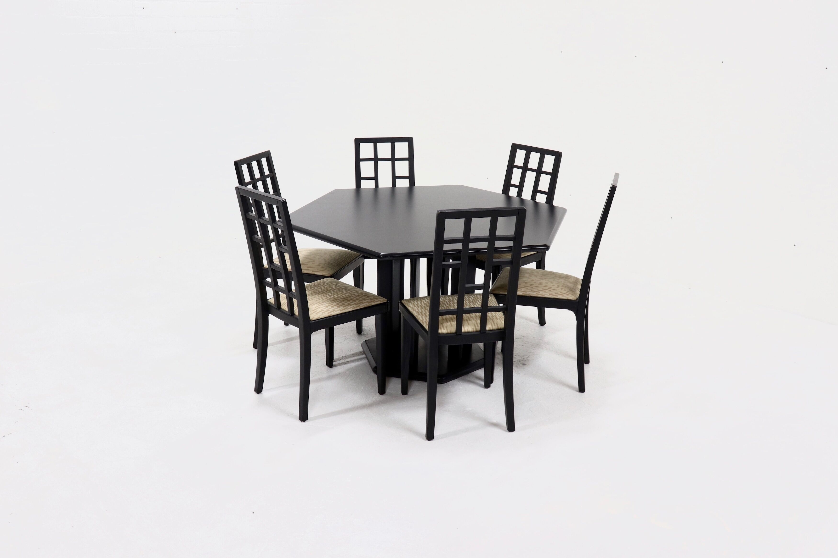 Post modern Thonet dining set by Ernst W. Beranek 1980s