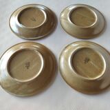4 Brenne stoneware dessert plates