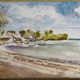 Tableau : aquarelle de J. Duléry Reyval