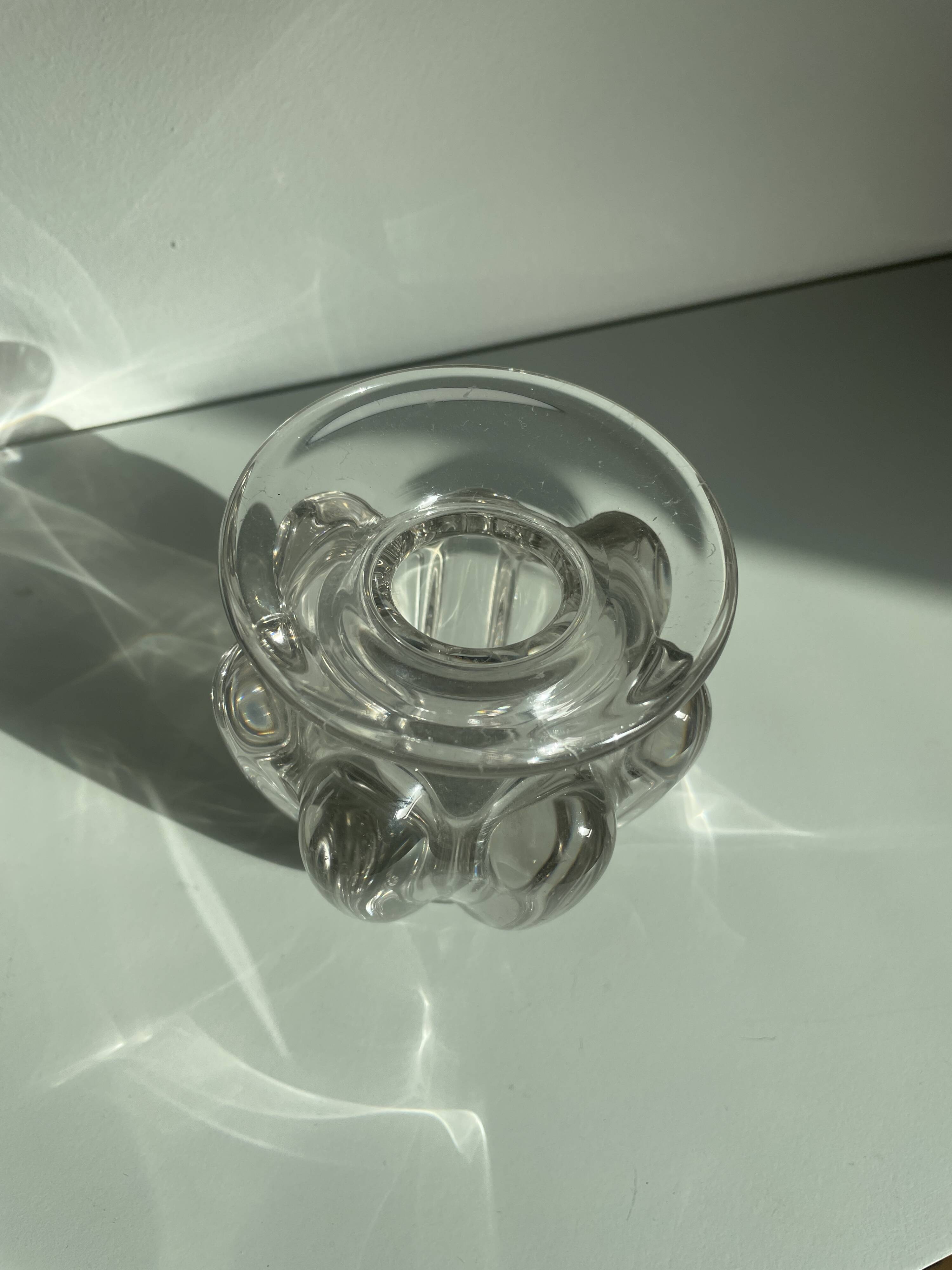 Small Baccarat style crystal vase