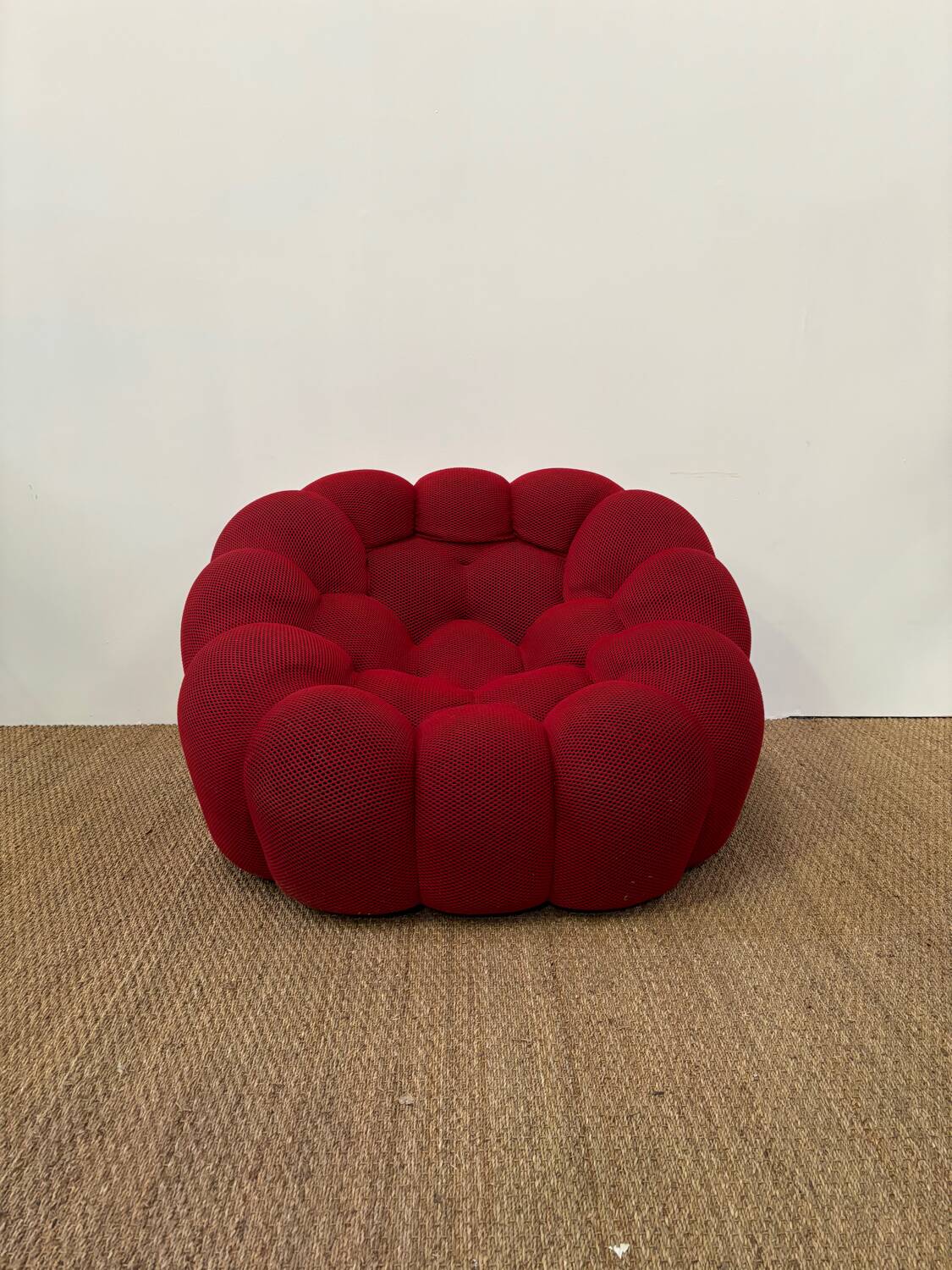 Roche bobois bubble armchair red