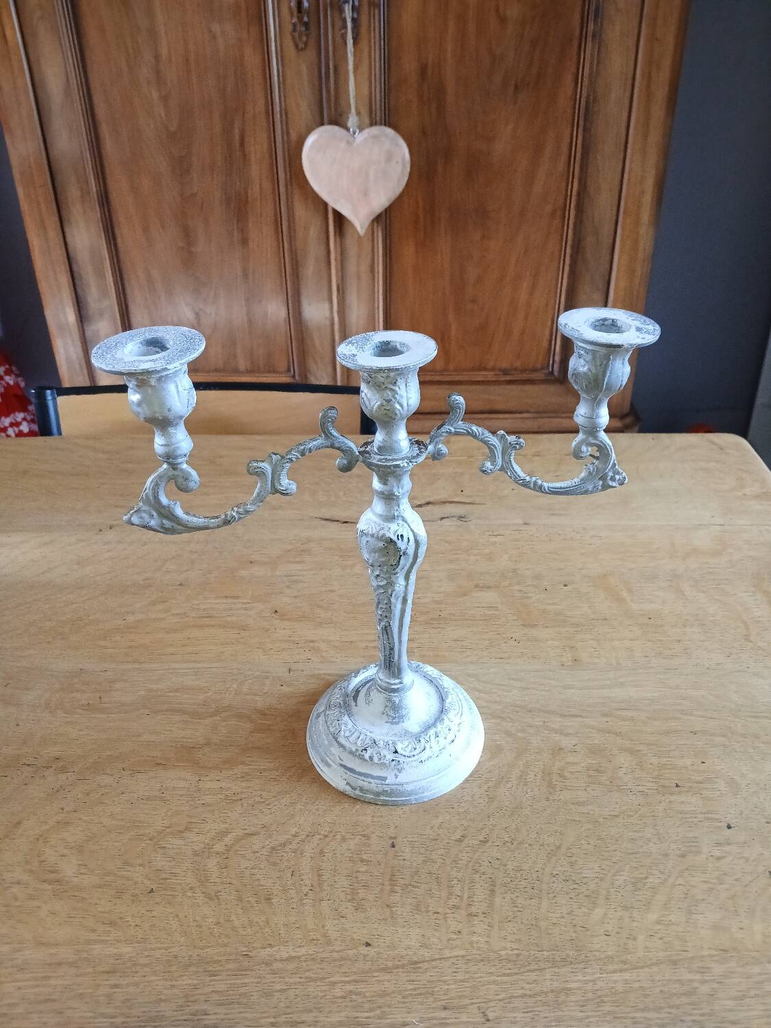 Antique 3-arm candlestick