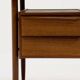 Mid century teak 'Cow Horn' Writing Desk by Tijsseling for Hulmefa 1960s
