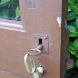Porte vitrée H186,5xL98,5 de communication moulurée