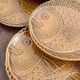 Service of 12 fish barbotine plates – antique faience from Sarreguemines