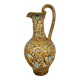 Vallauris style pitcher vase with honey enamel 1960/1970