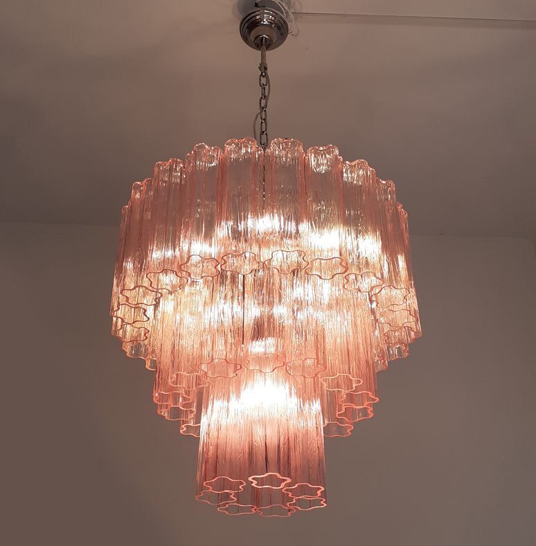 Tronchi Murano glass chandelier