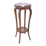 Table/flower stand with marble top, France, circa 1920.