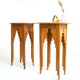 Pair of Art Deco bedside tables / Consoles 1930