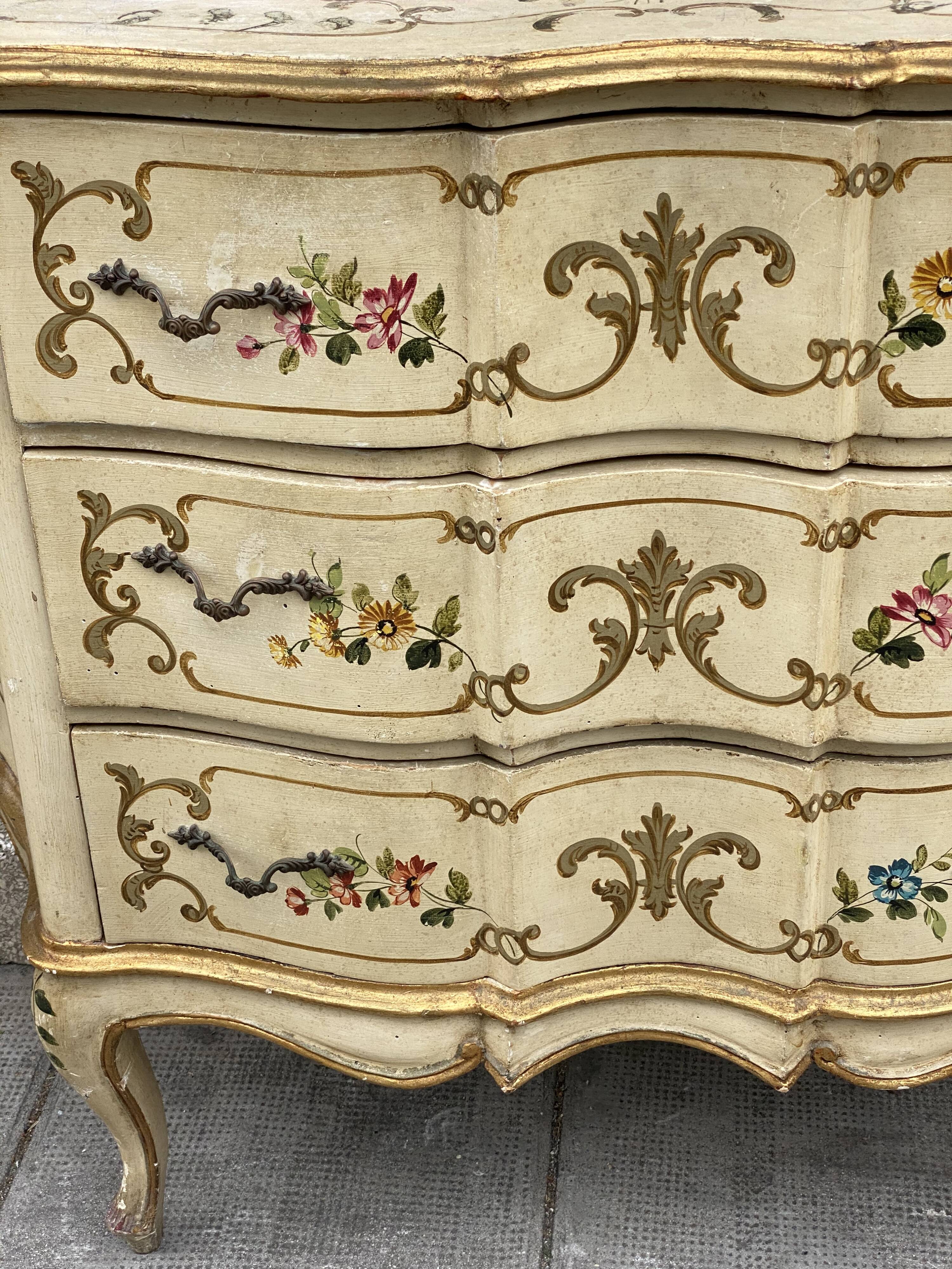 Venetian chest 3 drawers