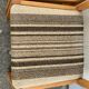 Suite of 4 chairs self beech brass and wool 1960