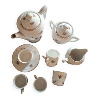 Service à café en porcelaine