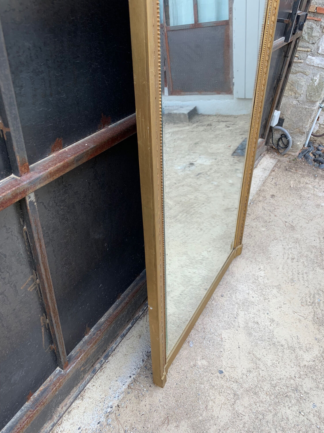 Overmantel mirror