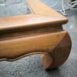 Large coffee table called Opium 1980 in teak