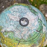 Earth globe scan globe