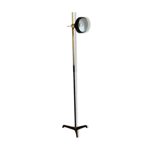 lampadaire noir et or