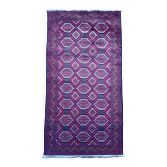 Handmade Persian Beluch Rug 209x101cm