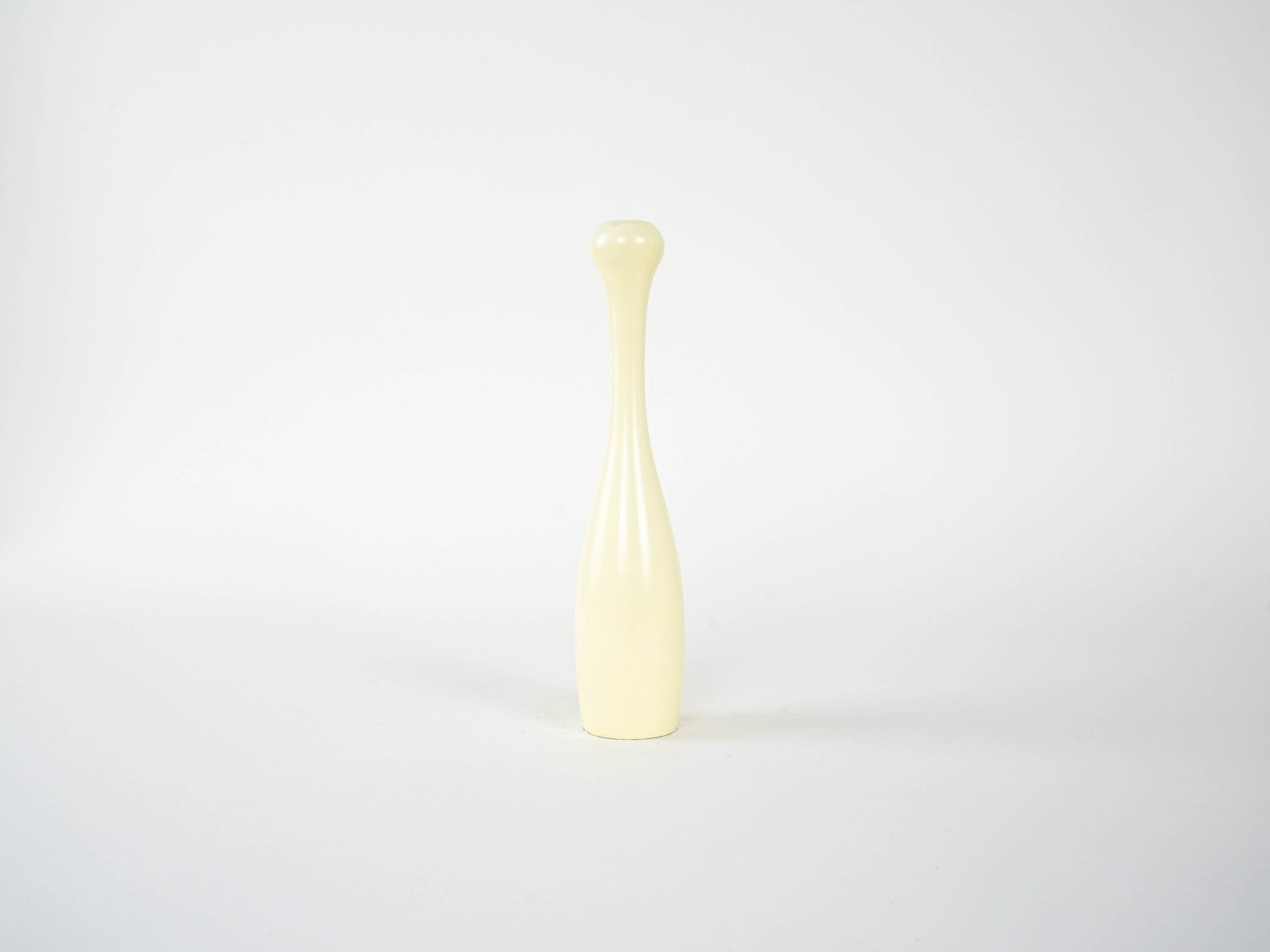 Pastel-colored candlestick, Danish design, 1970s, made in Denmark
