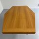 Ancienne table en bois massif octogonal a rallonge design Girsberger